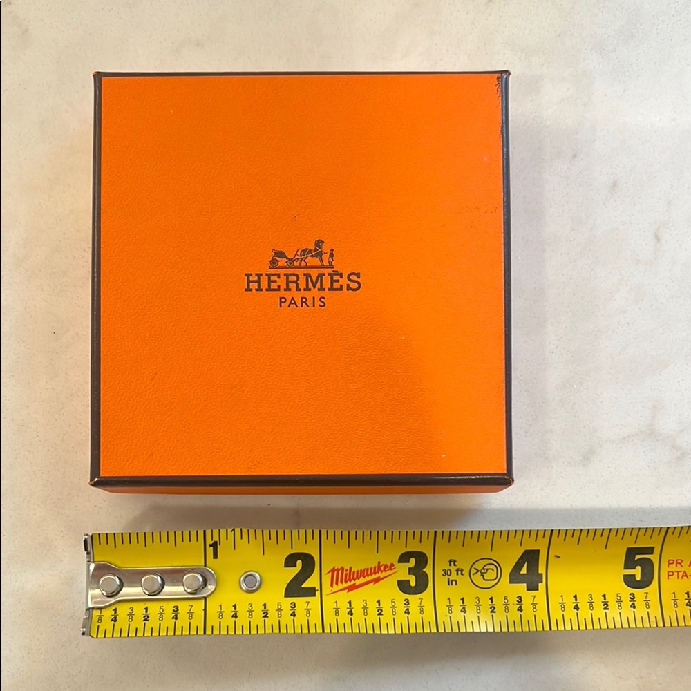 Hermes Orange Jewelry Box